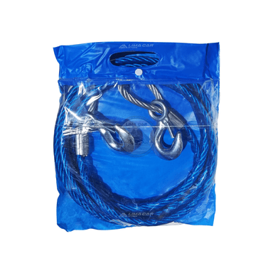 CABLE DE REMOLQUE DE ACERO 7TN SOGA ESLINGA GANCHO PESADO