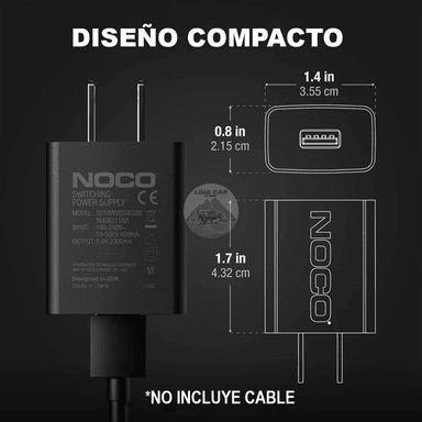 CUBO ADAPTADOR NOCO 10W PARA GB20 GB40 GB50 GB70 - 3