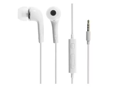 AUDÍFONOS SAMSUNG IN-EAR IG-59 GH-59 CON MICRÓFONO 3.5MM BLANCO - 1