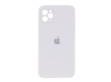 CASE IPHONE 14 PRO SILICONA CON P/CÁMARA BLANCO + MICA DE VIDRIO COMPLETO - 2