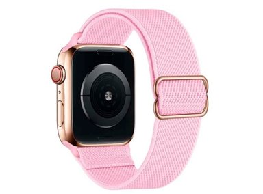 CORREA APPLE WATCH NYLON ELASTICA 42MM ROSADO - 1