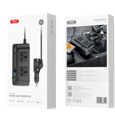 CONVERSOR DE CORRIENTE PARA AUTOS DE 200W SALIDA C Y USB - 4