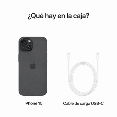 IPHONE 15 128GB ( CHIP FISICO ) - NEGRO - 7