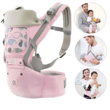 CANGURO PARA BEBÉ ERGONÓMICO BALLENA 3 EN 1
