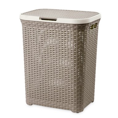 CESTO REYPLAST RATAN MARRON GRANDE