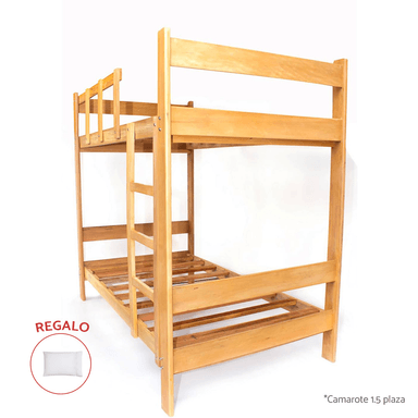 CAMAROTE 1.5 PLAZAS NATURAL DE CAPIRONA ACABADO