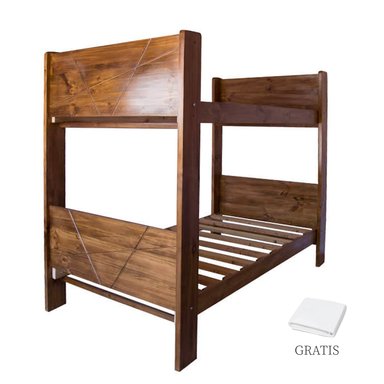 CAMAROTE 1 PLAZA 1/2 AMBOS PISOS MADERA PINO