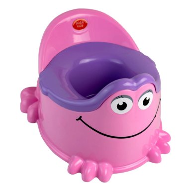 BACÍN SAPITO FELIZ ROSADO