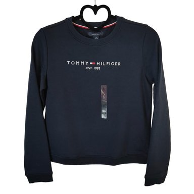 POLERA MANGA LARGA NIÑA TOMMY HILFIGER CLASICA LOGO TOMMY