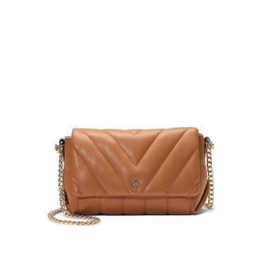 CARTERA CROSSBODY CAMEL CON CADENA VICTORIAS SECRET
