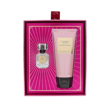 SET DE PERFUME Y CREMA VICTORIAS SECRET BOMBSHELL 7.5ML