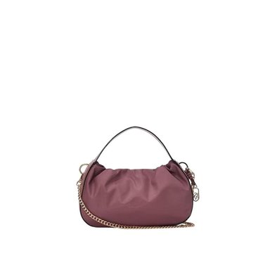 MINI CROSSBODY VICTORIAS SECRET PURPURA CON DORADO