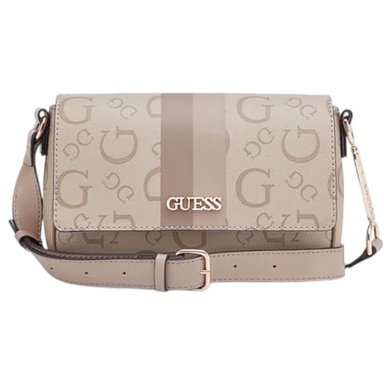 CARTARAS CROSBODY GUESS BEIGE ARENA MONOGRAFIADO WESTER