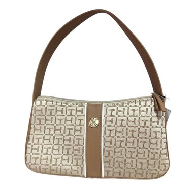 CARTERA TOMMY HILFIGER SHOULDER BAG MONOGRAFIADA BEIGE