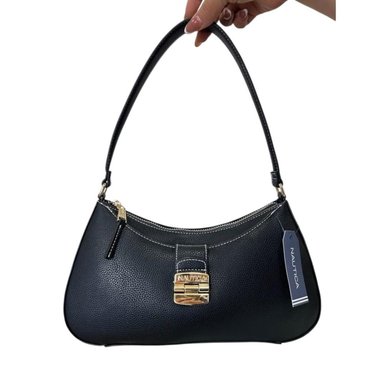 CARTERA NAUTICA SHOULDER BAG NEGRO CON DORADO