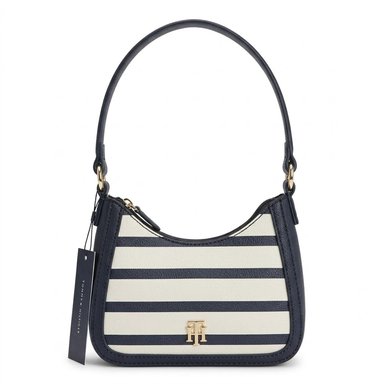 CARTERA MINI TOMMY HILFIGER SHOULDER BAG COLOR BLANCO Y AZUL - 1