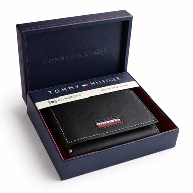BILLETERA TOMMY HILFIGER HOMBRE CUERO AZUL - 2
