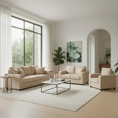 JUEGO DE SALA REIMS 3-2-1 + BANQUETA DE REGALO