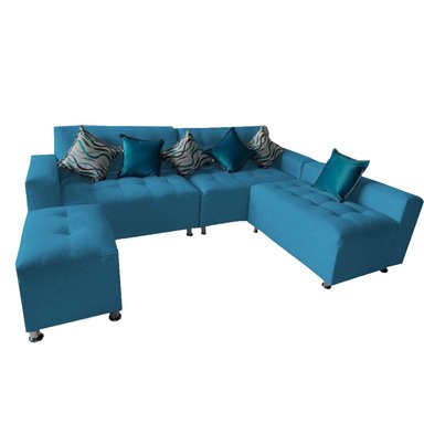 SOFÁ SECCIONAL PARÍS 3 CUERPOS + PUFF