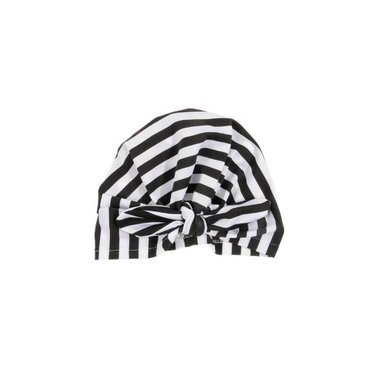 TURBANTE PARA BEBES - RAYAS NEGRO