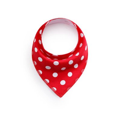 BANDANA DE ALGODON PARA BEBES - ROJO