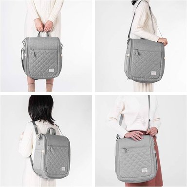 BOLSO SUNVENO CUNA PORTATIL BEBES ROSA - 3