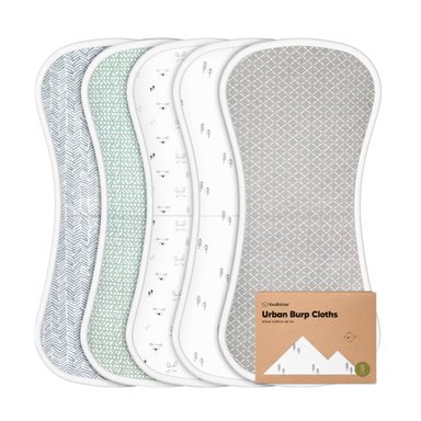 BABITAS KEABABIES GRIS BEBES PACK X 5UN NORDICO