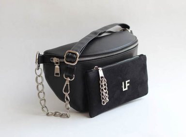 CANGURO LF BAGS LORETA NEGRO MODELO