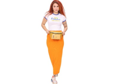 CANGURO LF BAGS LORETA MOSTAZA MODELO - 6
