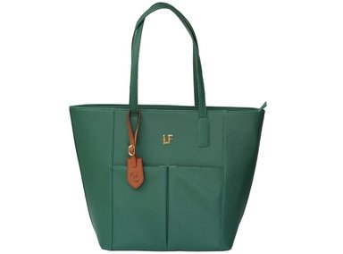 BOLSO PORTA LAPTOP LF BAGS ENDORA VERDE OSCURO