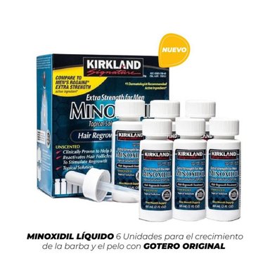 MINOXIDIL TOPICAL SOLUTION USP 5 6UNID 60ML KIRKLAND