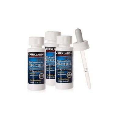 3 MINOXIDIL KIRKLAND 5% + GOTERO ORIGINAL