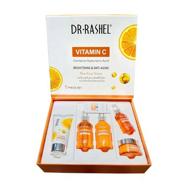 SET TRATAMIENTO FACIAL DR RASHEL CUIDADO VITAMINA C 5 PIEZAS
