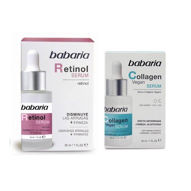 SET SERUM FACIAL BABARIA RETINOL + COLLAGEN VEGAN