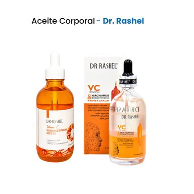 SET ACEITE DR RASHEL CORPORAL VITAMINA C 100 ML + SERUM VITAMINA C