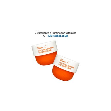 PACK 2 CREMA FACIAL DR RASHEL EXFOLIANTE E ILUMINADOR VITAMINA C 250 GR