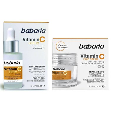 SET SERUM BABARIA VITAMINA C + CREMA FACIAL VITAMINA C