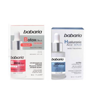 SET SERUM BABARIA BOTOX EFFECT + SUERO FACIAL ACIDO HIALURONICO