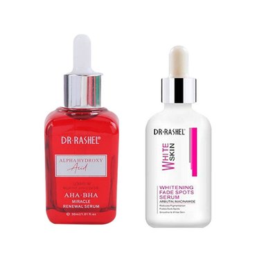 SET SERUM FACIAL DR RASHEL ALPHA HYDROXY ACID AHA-BHA + SUERO BLANQUEADOR