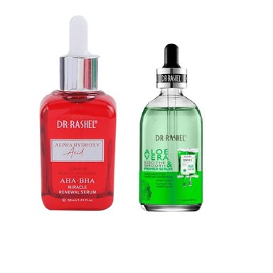 SET SERUM FACIAL DR RASHEL ALPHA HYDROXY ACID AHA-BHA + ALOE VERA