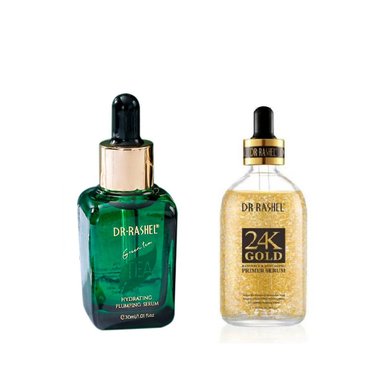 SET SERUM FACIAL DR RASHEL TE VERDE + 24K GOLD