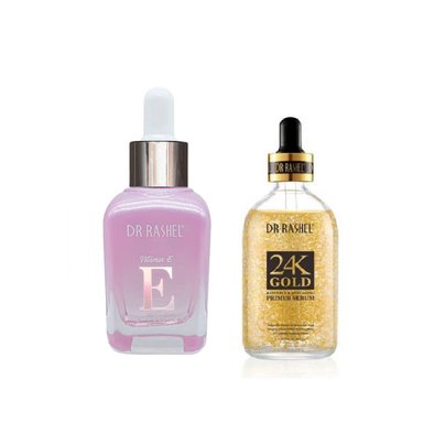 SET SERUM FACIAL DR RASHEL VITAMINA E + 24K GOLD