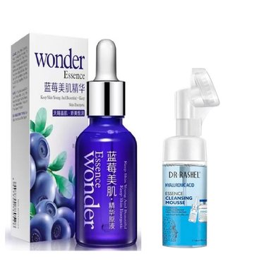 SET SERUM FACIAL BIO AQUA BLUEBERRY + DESMAQUILLADOR DR RASHEL HIALURON
