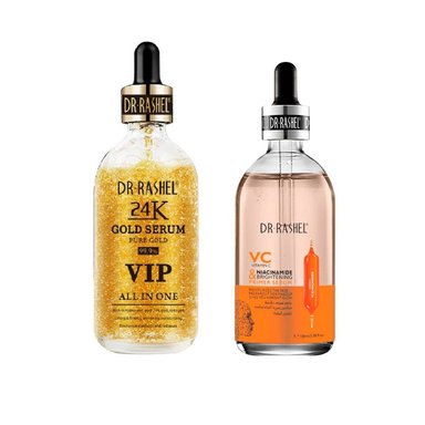 SET SERUM FACIAL DR RASHEL GOLD 99% + VITAMINA C