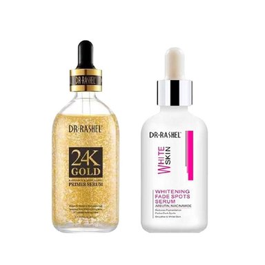 SET SERUM FACIAL DR RASHEL 24K GOLD + SUERO BLANQUEADOR