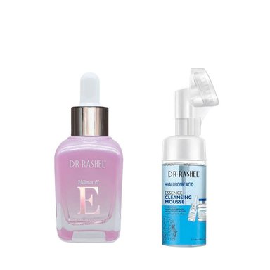 SET SERUM FACIAL DR RASHEL VITAMINA E + DESMAQUILLADOR HIALURON