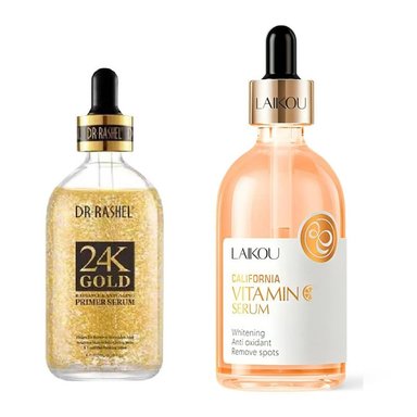 SET SERUM FACIAL DR RASHEL 24K GOLD + VITAMINA C LAIKOU