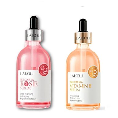 SET SERUM FACIAL BULGARI ROSE + VITAMINA C LAIKOU