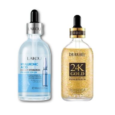 SET SERUM FACIAL LAIKOU HIALURONICO + 24K GOLD DR RASHEL