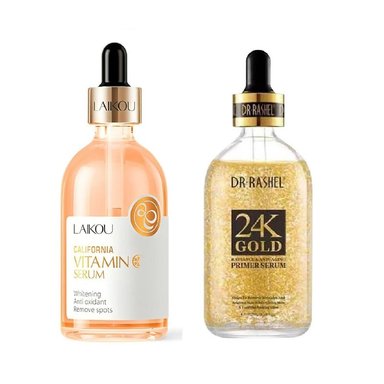 SET SERUM FACIAL LAIKOU VITAMINA C + 24K GOLD DR RASHEL